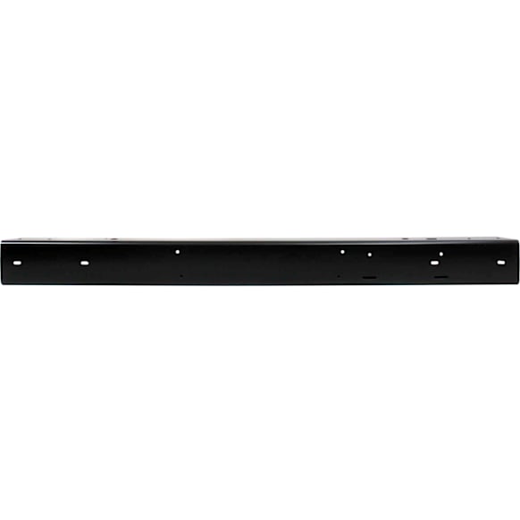 Front Bumper, Painted Black, Without Mounting Brackets