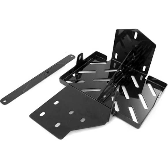 2008 Jeep Wrangler - Battery Tray, Stainless Steel, Powdercoated Black