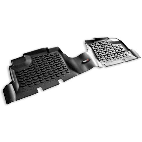2012 Jeep Wrangler - Second Row All Terrain Series Floor Mats, Black, Made Of Thermoplastic, Sport Utility