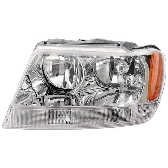 Driver Side Halogen Headlight, With bulb(s), OE Replacement, Without Wiring Harness, Limited/Overland Models
