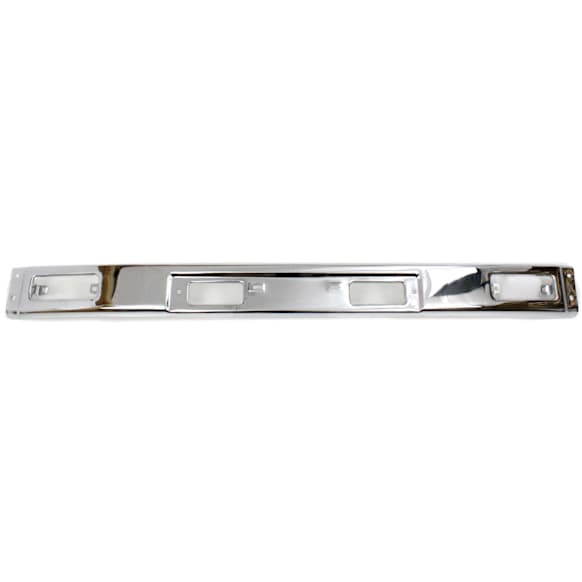 Front Bumper, Chrome, 3-Piece Type, With License Plate Provision, Without Mounting Brackets