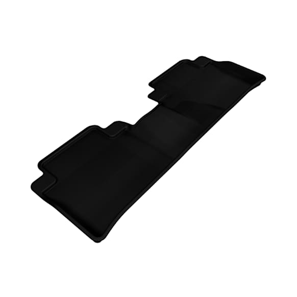L1AC00521509 Second Row KAGU All-Weather Custom Fit Series Molded Floor Liner, Black Made of Rubber