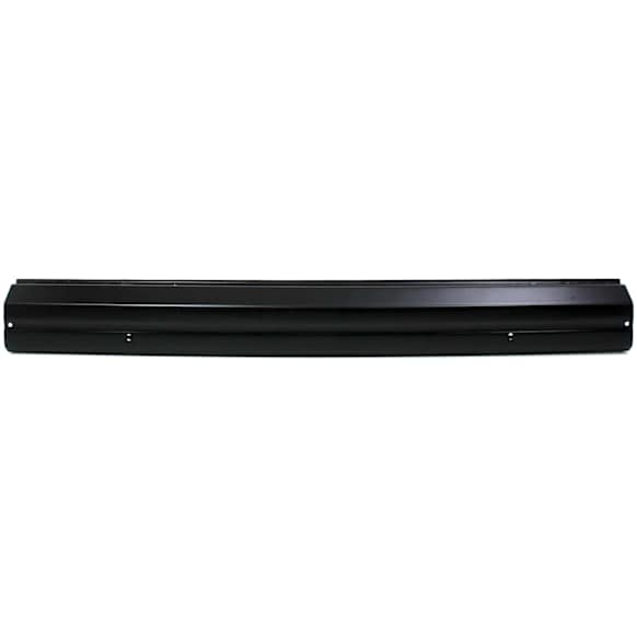 Front Bumper, Painted Black, With Fog Light Holes, Without Mounting Brackets