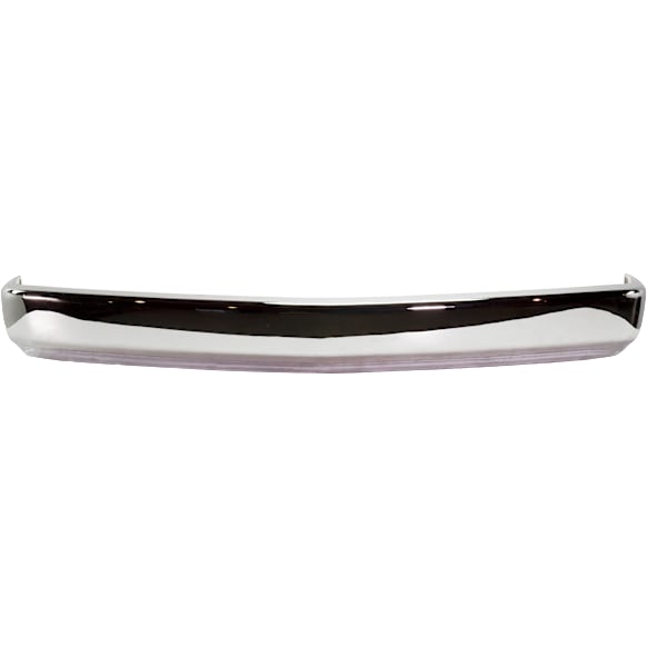 Front Bumper, Chrome, Without License Plate Provision, Without Molding Holes, Without Mounting Brackets