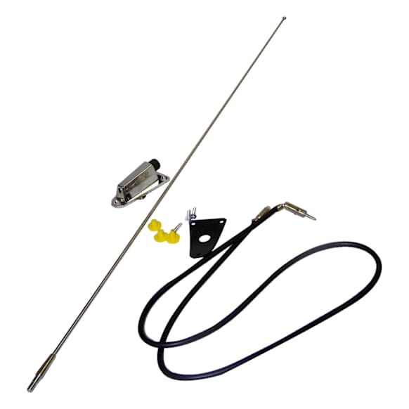 1991 Jeep Wrangler - Front, Driver Side Power Antenna, Silver