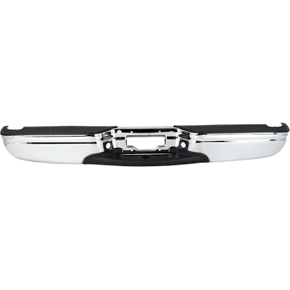 2001 Ford F-150 XLT - Step Bumper, Fleetside, Chrome, Face Bar and Pads, Without mounting bracket(s)