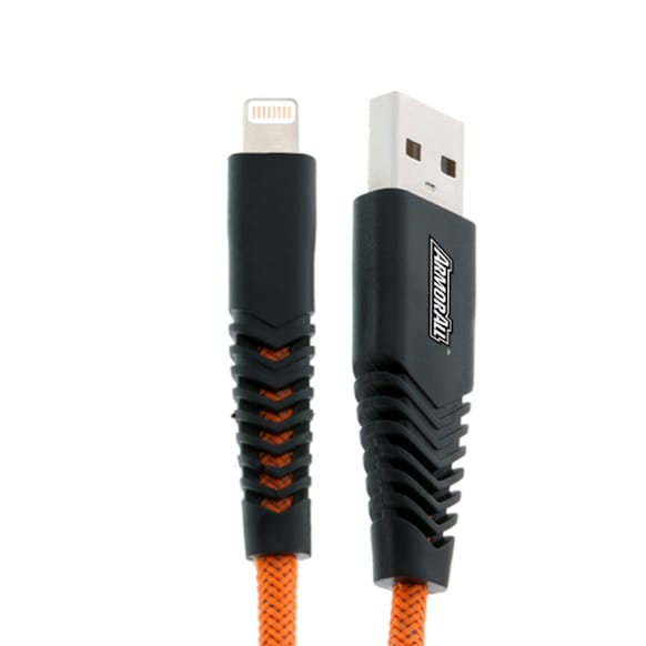 AAS8-0104-ORG 6ft. Tangle Free Lighting USB Cable