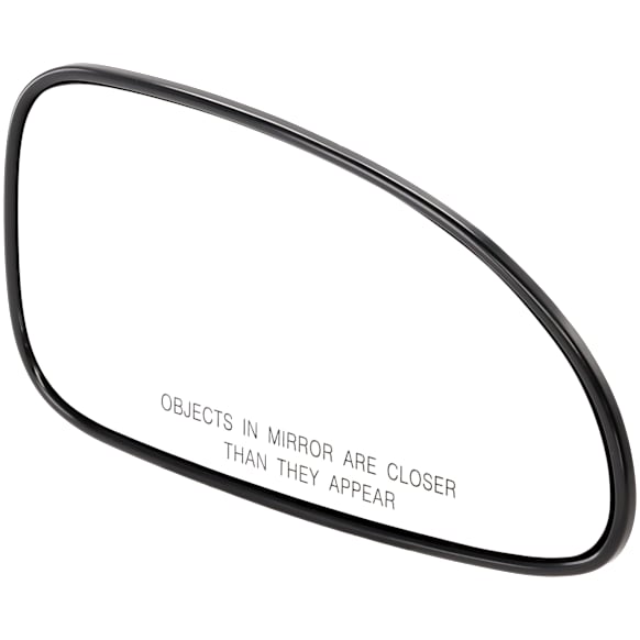 Passenger Side Mirror Glass, Heated, No Blind Spot Feature, Convex, With backing plate