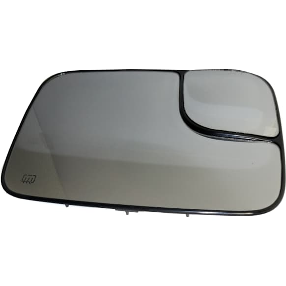 Passenger Side Mirror Glass, Heated, Towing, With Blind Spot Glass, Flat, With Backing Plate, For Models With Towing Package