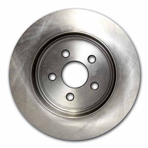 RK2P042 Front, Driver or Passenger Side Brake Disc, Plain Surface,, Premium OE Replacement