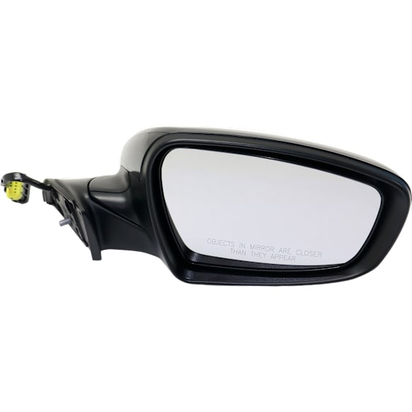 Passenger Side Mirror, Power, Manual Folding, Heated, Paintable, No Signal Light, No Memory, No Puddle Light, No Auto-Dimming, No Blind Spot Feature