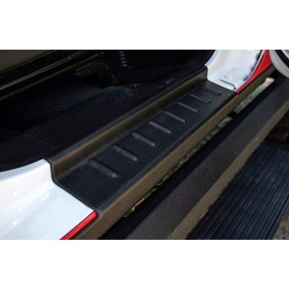 14092 Trail Armor Series Rocker Panel Guards - Matte Black, Thermoplastic, Direct Fit, Set of 4