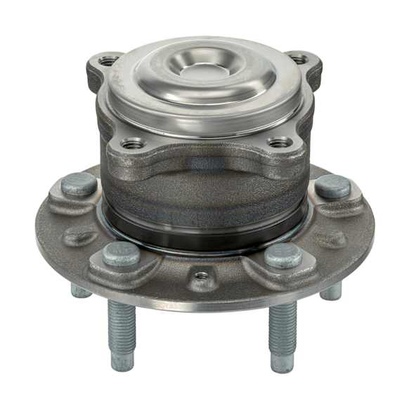 512581 Rear, Driver or Passenger Side Wheel Hub, 5 Lugs, Sensor Included,, Problem Solver Series