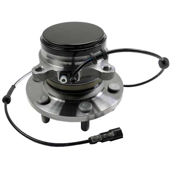 515172 Front, Driver or Passenger Side Wheel Hub, 6 Lugs, With Bearing, Sensor Included, RWD, Problem Solver Series