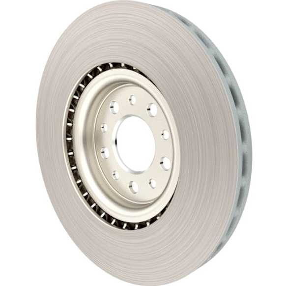 04779884AC Rear, Driver or Passenger Side Brake Disc, Plain Surface, 10 Lugs