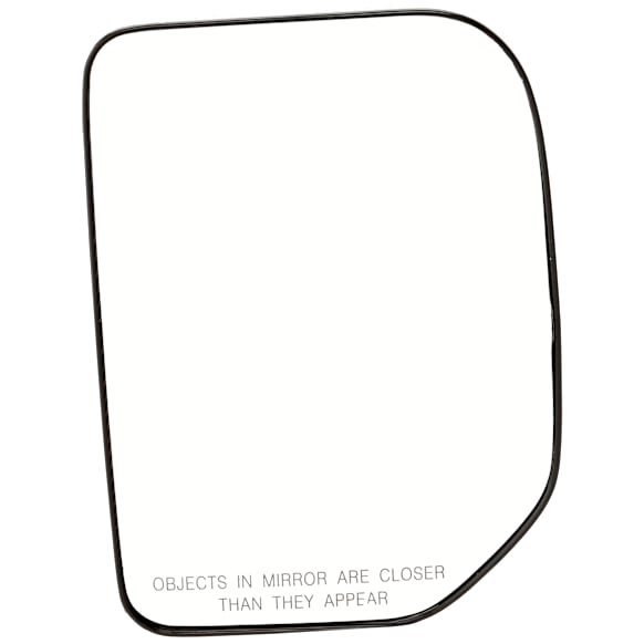 2007-2014 Toyota FJ Cruiser - Passenger Side Mirror Glass, Non-Heated, No Blind Spot Feature, Convex, With backing plate