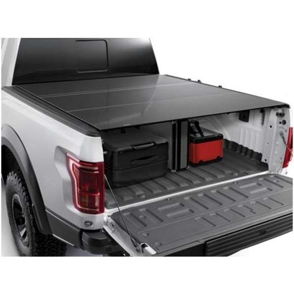 8HF030015 AlloyCover Hard Tri-Fold Series Hard Folding Tonneau Cover, Aluminum Fits Approx. 5 ft. 6 in. Bed