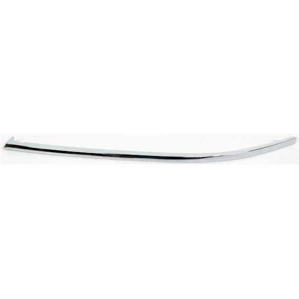 Front, Driver Side Bumper Trim, Chrome
