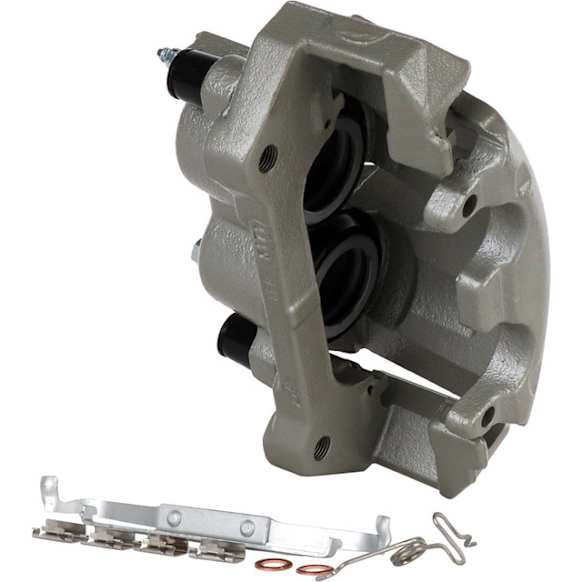 2004 Lincoln Navigator - Front, Driver Side Brake Caliper, RWD, With Metal Piston; With Mounting Bracket, Reman Series