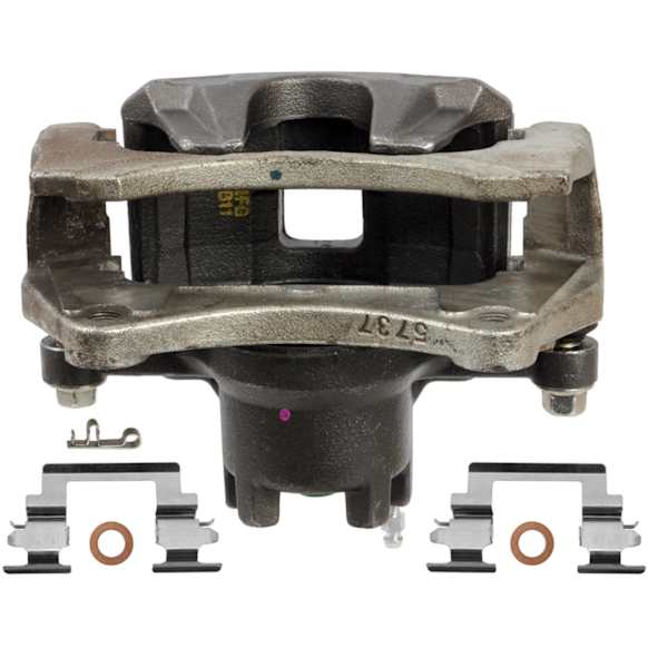 2011 Mitsubishi Lancer - Front, Driver Side Brake Caliper, Front Wheel Drive, With Metal Piston, Supplied With Mounting Bracket, Reman Series