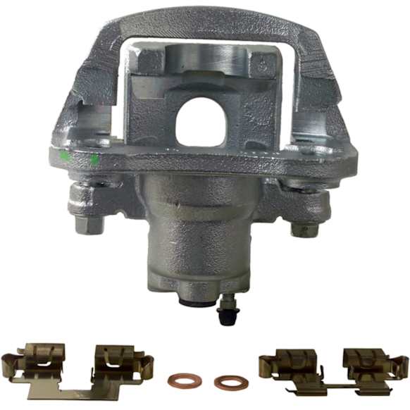 2007 Lexus RX400h - Rear, Passenger Side Brake Caliper, FWD, With Metal Piston; With Mounting Bracket, Reman Series