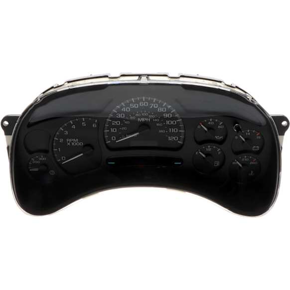 2004 GMC Yukon - Instrument Cluster, ID #(s) 15103548, ID #(s) 15114647, ID #(s) 15182144, ID #(s) 15524139, with 7 Gauge Panel, with Luxury Edition Package (Y91), with Tachometer