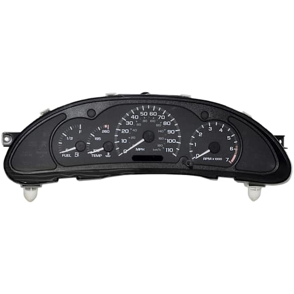 2004 Chevrolet Cavalier - Instrument Cluster, Id #(S) 16256861, 22714992, With 4 Gauge Panel, With Tachometer