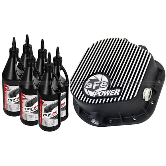 46-70022-WL Power Pro Series Differential Cover - Powdercoated Black, Aluminum, Direct Fit, Sold Individually