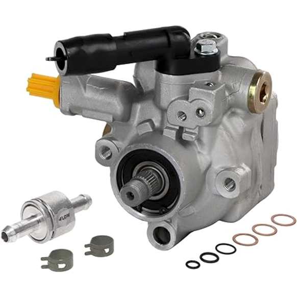 2010 Subaru Forester - Power Steering Pump, Turbocharged; Premium Magnetic In-Line Filter; Reservoir Not Included; Supplied With Pulley; With Seal Kit, 4 Cyl 2.5L, Without Reservoir