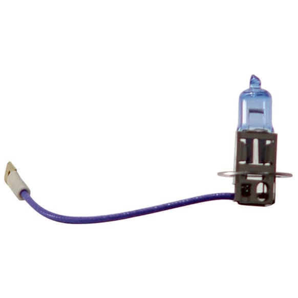 800013 Driver and Passenger Side Super White Series Halogen H3 Headlight Bulb, Set of 2