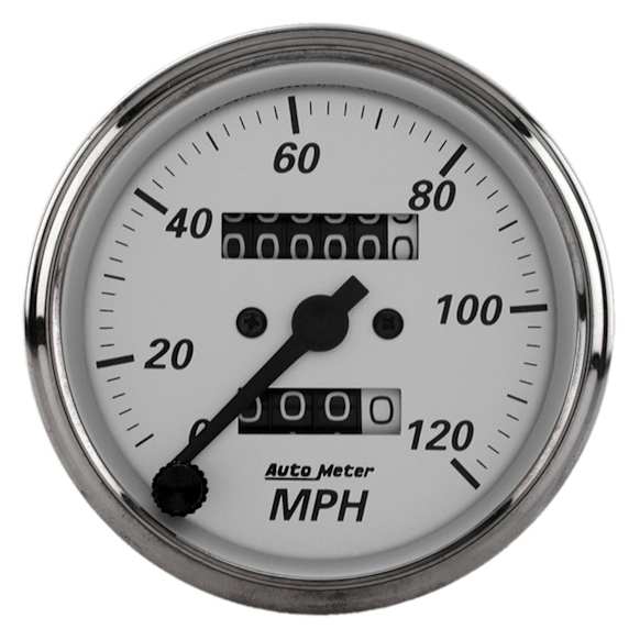 1993 American Platinum Series Gauge, Speedometer, 3 1/8in. 120Mph, Mechanical.