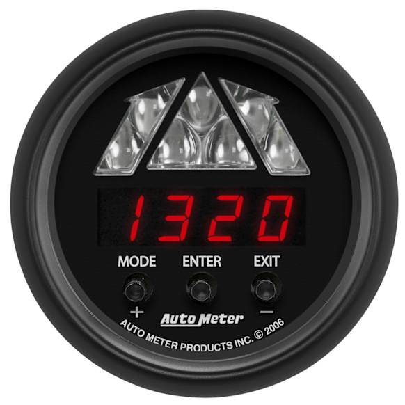 2676 Z-Series Gauge, Tachometer, Digital Rpm W/ Led Shift Light.
