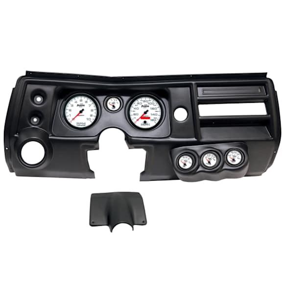 2904-10 Phantom II Direct Fit Dash Kit, (5in. X2, 2 1/16in. X4), Chevy Chevelle Vent 68.