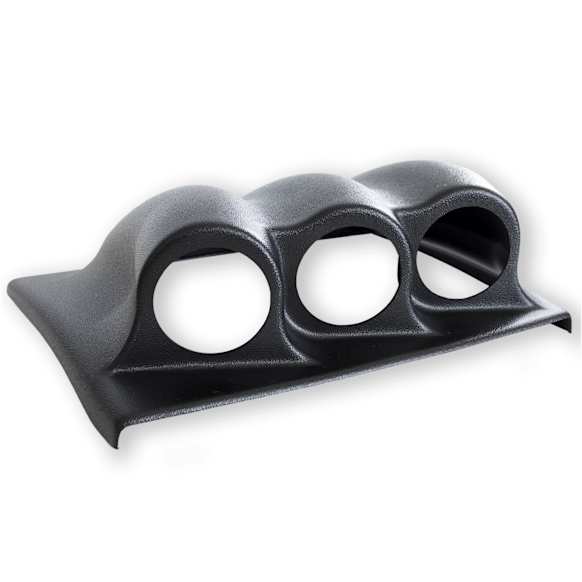 5380 Gauge Mount, Direct Fit Dash Top, Triple, 2 1/16in. Wrangler Jk 07-10