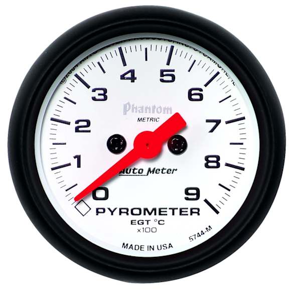 5744-M Phantom Series Gauge, Pyrometer (Egt), 2 1/16in. 900c, Digital Stepper Motor.