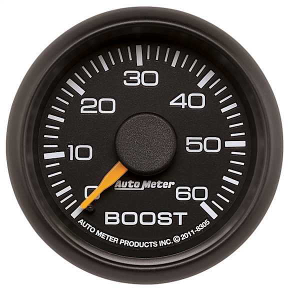 8305 GM Factory Match Series Gauge, Boost, 2 1/16in. 60Psi, Mechanical