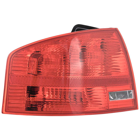2007 Audi A4 Quattro - Driver Side, Outer Halogen Tail Light, With bulb(s), mfrbodycodename : B7, Mounted On Body, 3rd Generation, OE Replacement