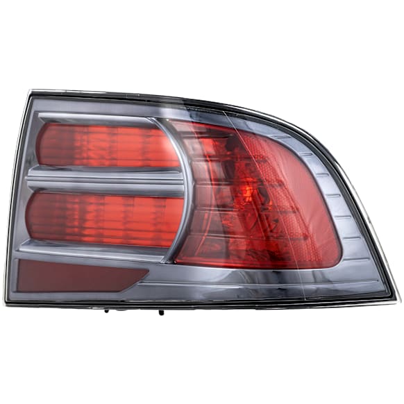 Passenger Side Tail Light, without Bulb, Halogen, Red Lens, Type-S Model