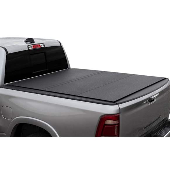 2009 Dodge Ram 2500 - LOMAX Hard Tri-fold Series Folding Hard Tonneau Cover, Aluminum, Approx. 6 ft. 6 in. Bed