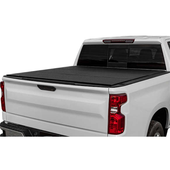 2017 Toyota Tundra - LOMAX Hard Tri-fold Series Folding Hard Tonneau Cover, ,Aluminum, Approx. 6 ft. 6 in. Bed