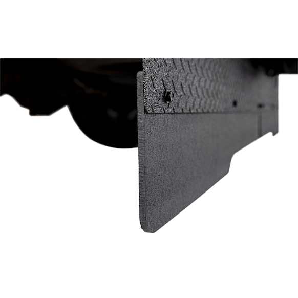 H1010149 Rear, Driver and Passenger Side Mud Flaps, Black, Rubber
