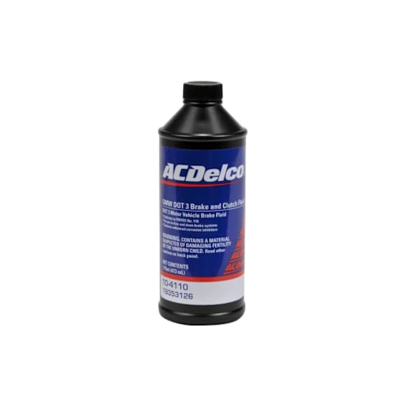 2016 GMC Terrain - Genuine GM Parts Series Brake Fluid - DOT 3 473 ml Sold Individually