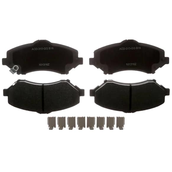 2012 Jeep Wrangler - Front Brake Pad Set, Recommend Installation Of Brake Pad Drag Reduction Clip