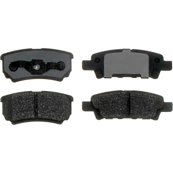 2014 Jeep Compass - Rear Ceramic Brake Pad Set, FWD, with 10.313in Diameter Rotor, Advantage Series