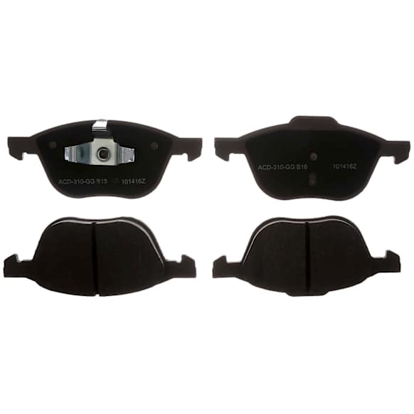 2007 Ford Focus - Front Brake Pad Set, Revised F1 Part Design; Oe Equipped With Ceramic Pads, Advantage Series