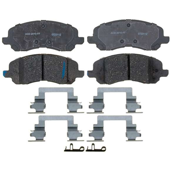 2012 Dodge Avenger - Front Ceramic Brake Pad Set, With 11.57 in. Diameter Rotor, Advantage Series
