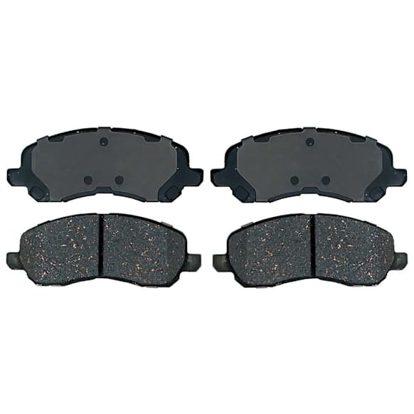 2007 Dodge Caliber - Brake Pad Set, With Front Disc, With Rear Disc, AWD, Oe Equipped With Ceramic Pads, Advantage Series