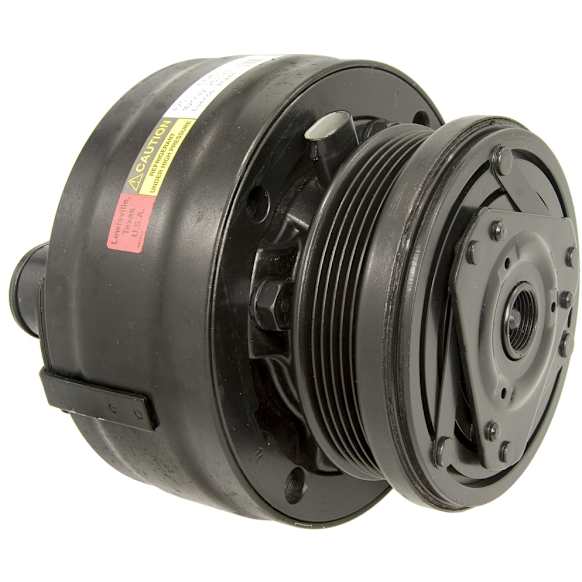 1982 Cadillac Fleetwood - A/C Compressor, R4 Compressor, With Clutch, 6-Groove Pulley, 8 Cyl 6.0L, GM Original Equipment Series