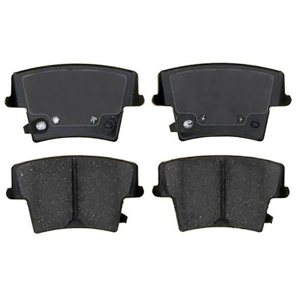 2007 Dodge Charger - Rear Brake Pad Set, AWD, OE Pad Material Is Semi-Metallic, With Police Package, Revised F1 Part Design, With Heavy Duty Brakes, OE Pad Material Is Semi-Metallic, Without Police Package, Revised F1 Part Design, Professional Series