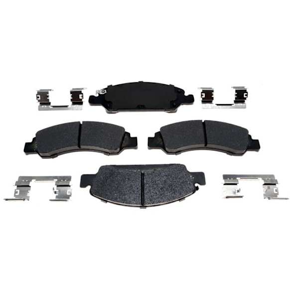 2014 GMC Sierra 1500 - Front Ceramic Brake Pad Set, 2nd Generation, Copper Free Friction Formula; Except 6 Piston Big Brake Kit, Gold Series